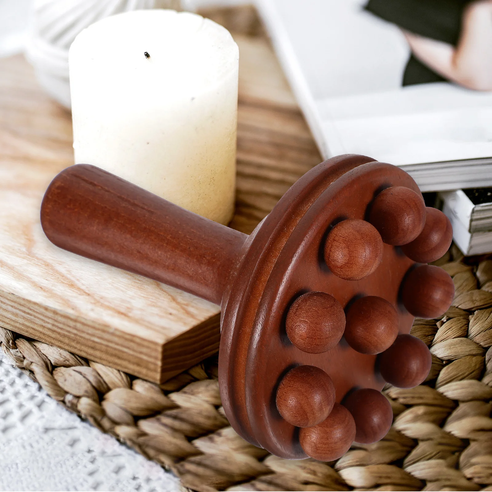 Wooden Body Massage Tool Portable Handheld Massager for Neck Shoulder Back Legs of Fatigue Swelling Muscle
Wooden Body Massage Tool Portable Handheld Massager for Neck Shoulder Back Legs of Fatigue Swelling Muscle