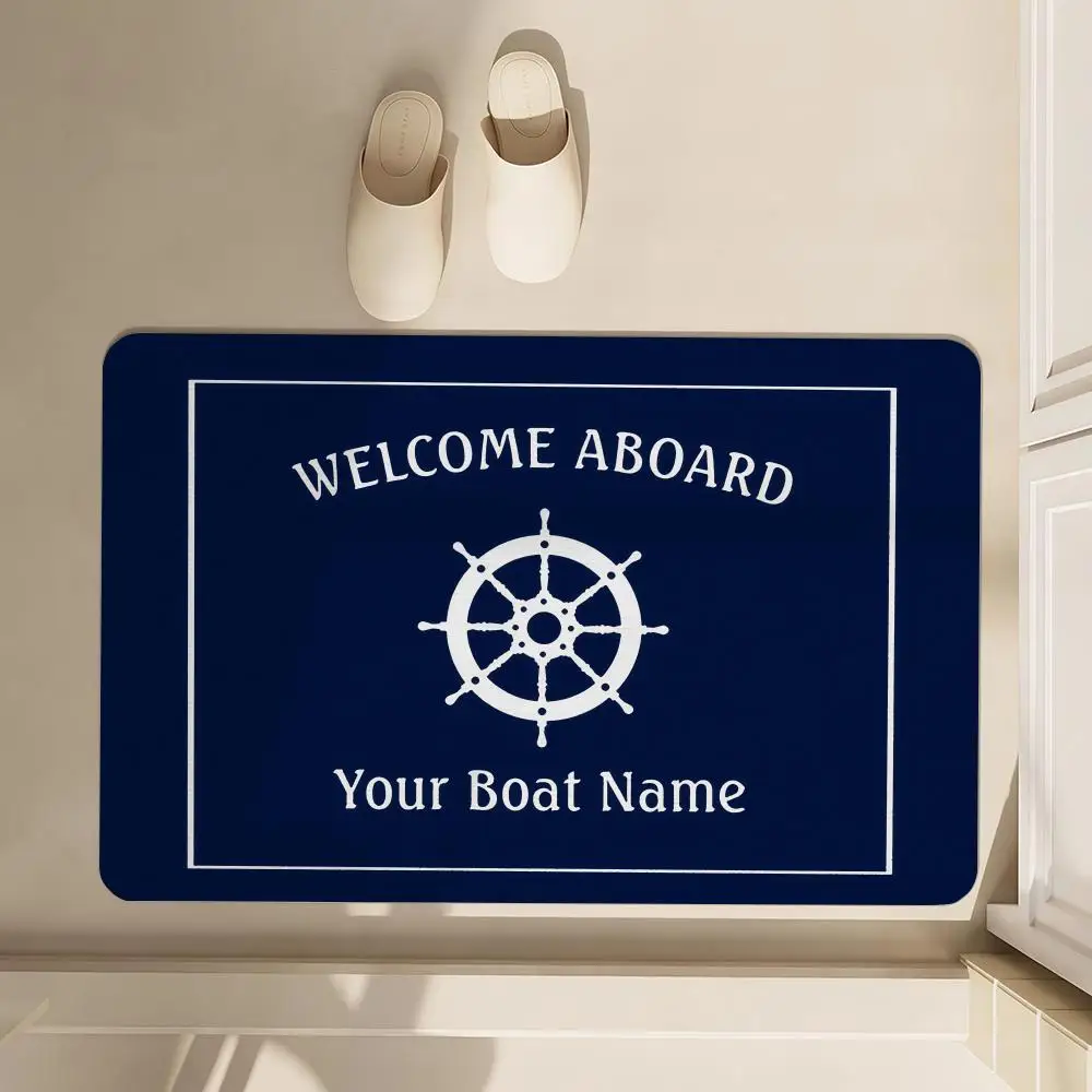 Custom Boat Name Floor Mat Soft Diatom Bathroom Absorbent Floor Mat, Toilet Of The Bathroom, Household Floor Mat, Door Mat Carp
Custom Boat Name Floor Mat Soft Diatom Bathroom Absorbent Floor Mat, Toilet Of The Bathroom, Household Floor Mat, Door Mat Carp