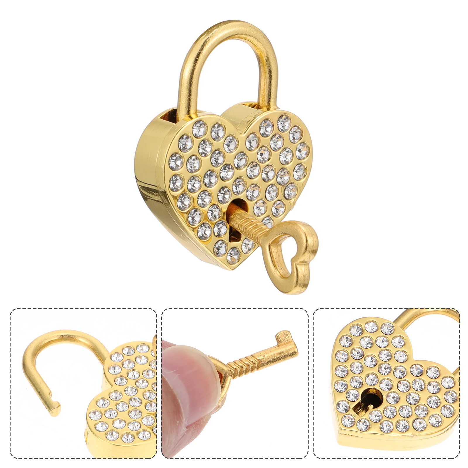 1Set Heart-Shaped Lock Premium Material Love Lock for Scenic Couple Hanging Decor Scenic Spot Supply 
1Set Heart-Shaped Lock Premium Material Love Lock for Scenic Couple Hanging Decor Scenic Spot Supply