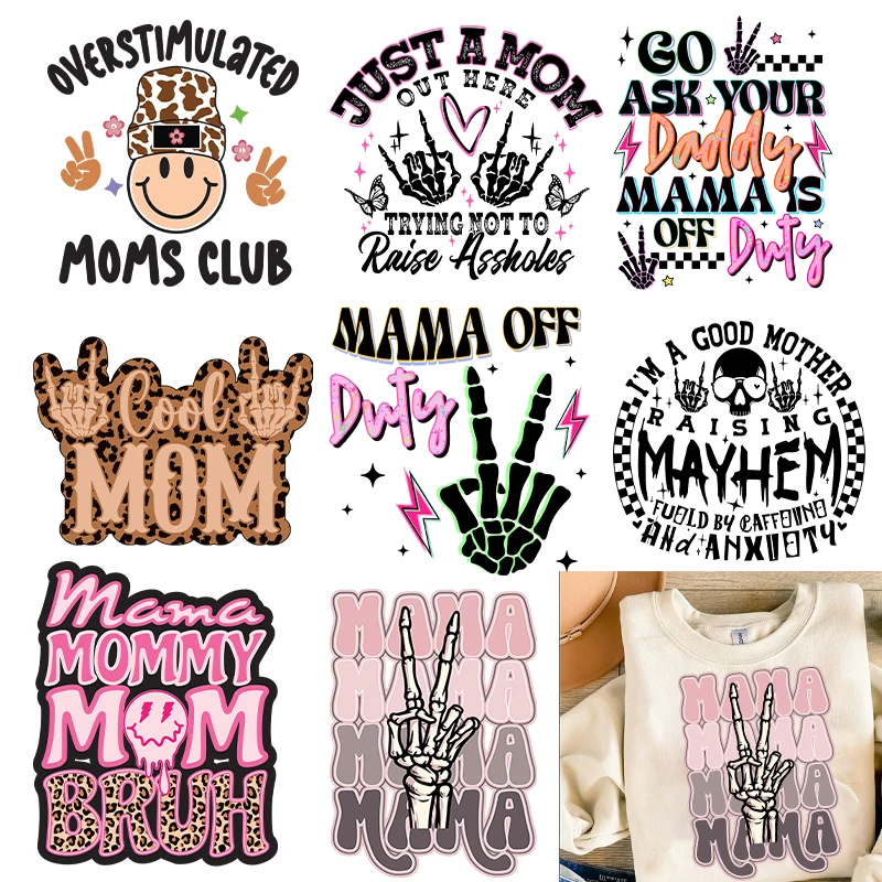MAMA DTF Transfer Sticker For Cloth Hooding Mother's Day Fashion Women Iron On Heat Transfer Patch Appliqued DIY Design
MAMA DTF Transfer Sticker For Cloth Hooding Mother's Day Fashion Women Iron On Heat Transfer Patch Appliqued DIY Design