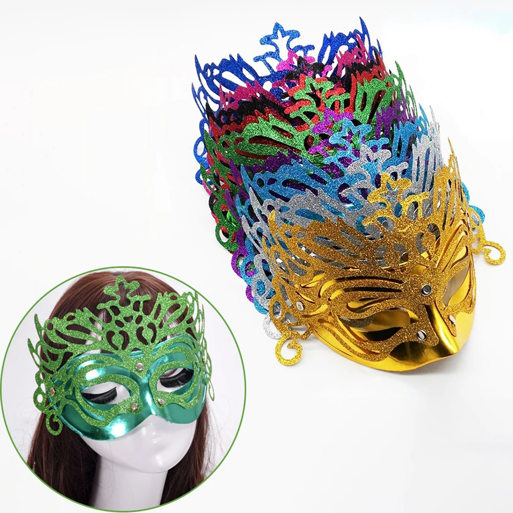 Women Sexy Hollow Crown Gold Powder Mask Masquerade Face Eye Mask Princess Party Carnival Cosplay Prom Props Costume Nightclub
Women Sexy Hollow Crown Gold Powder Mask Masquerade Face Eye Mask Princess Party Carnival Cosplay Prom Props Costume Nightclub