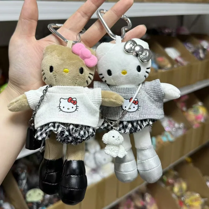 Sanrios Cute Long-legged Hellokittys Plush Doll Girl Bag Pendant Dressing Up Doll Clothes Black Plaid Skirt Dress Keychain Gift
Sanrios Cute Long-legged Hellokittys Plush Doll Girl Bag Pendant Dressing Up Doll Clothes Black Plaid Skirt Dress Keychain Gift