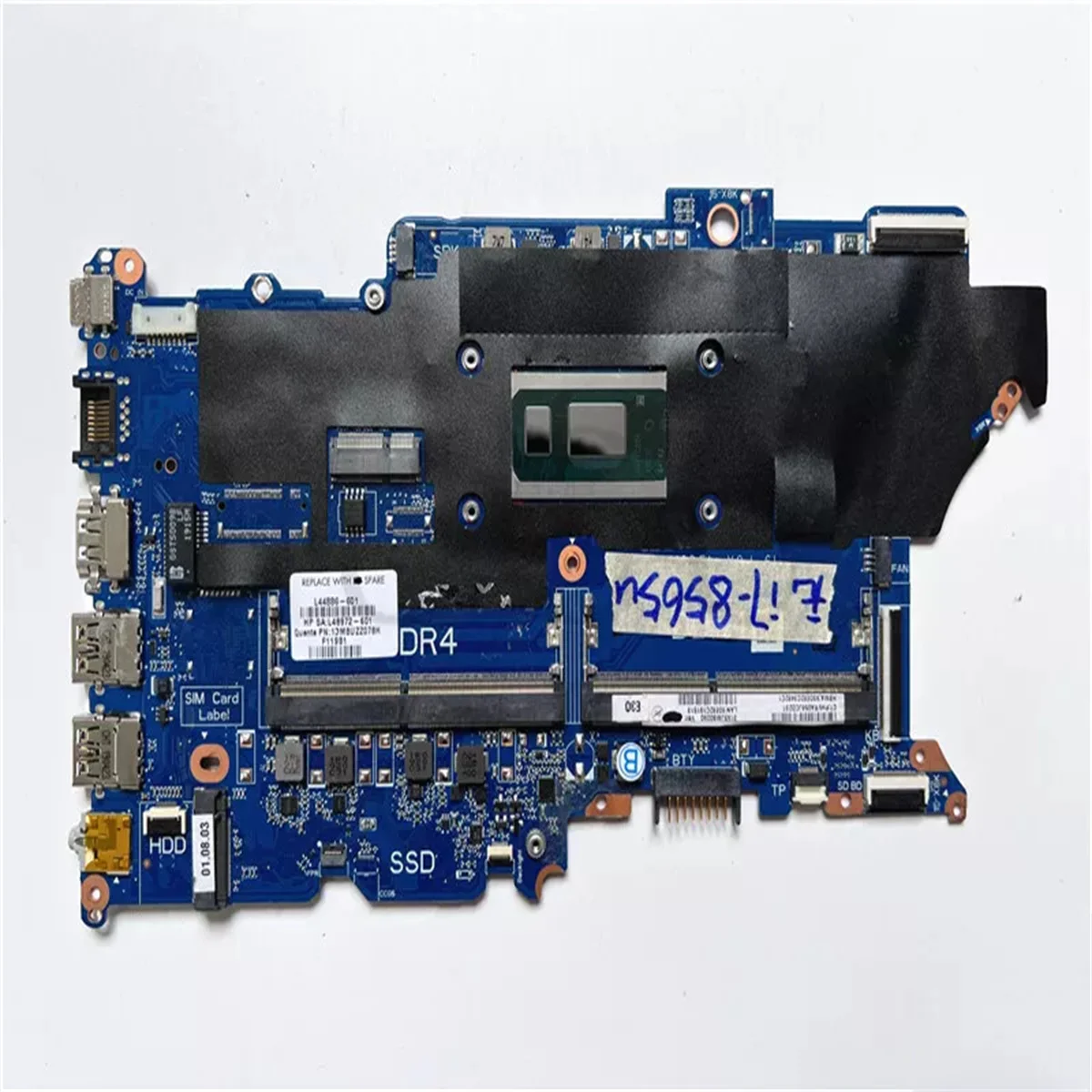 L44886-601 для HP ProBook 440 G6 450 G6 I7-8565U, материнская плата DAX8JMB16E0 I5-8265U, 100% полное тестирование
L44886-601 для HP ProBook 440 G6 450 G6 I7-8565U, материнская плата DAX8JMB16E0 I5-8265U, 100% полное тестирование