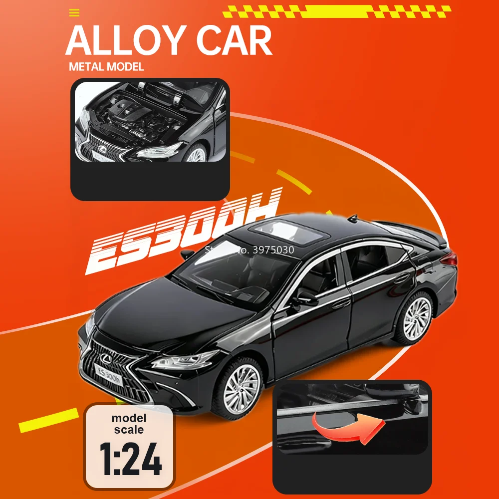 1:24 Alloy ES 300h A6L Diecast Miniature Car Model Toy Shock Absorption Front Wheel Steering Doors Opened Vehices Classmate Gift
1:24 Alloy ES 300h A6L Diecast Miniature Car Model Toy Shock Absorption Front Wheel Steering Doors Opened Vehices Classmate Gift