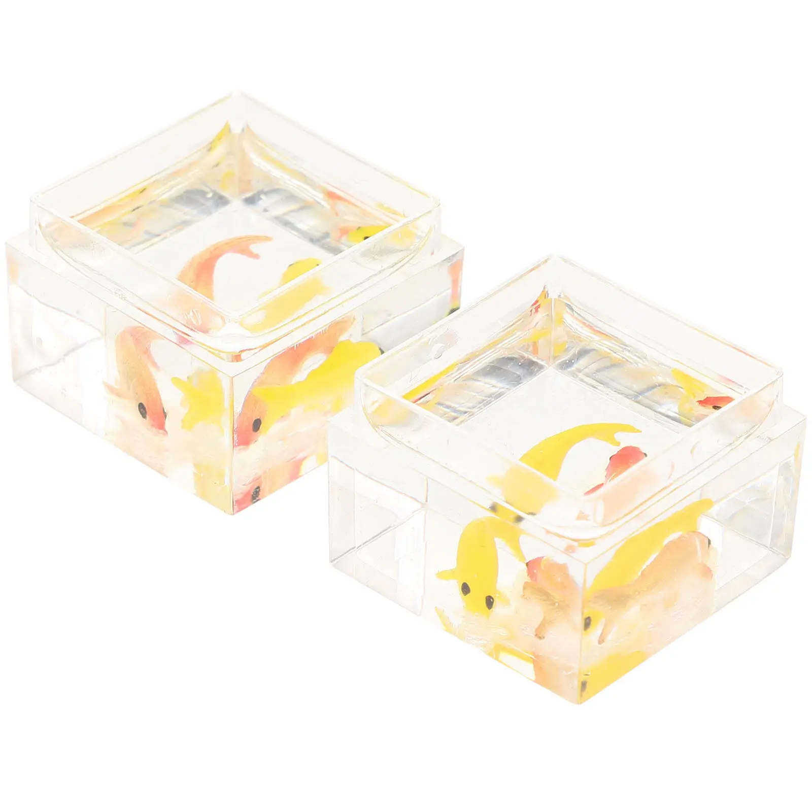 2Pcs Miniature Fish Bowl Models Fine Workmanship Convenient Size for Tiny House Decor Miniature Scene Prop Desk Centerpiece
2Pcs Miniature Fish Bowl Models Fine Workmanship Convenient Size for Tiny House Decor Miniature Scene Prop Desk Centerpiece
