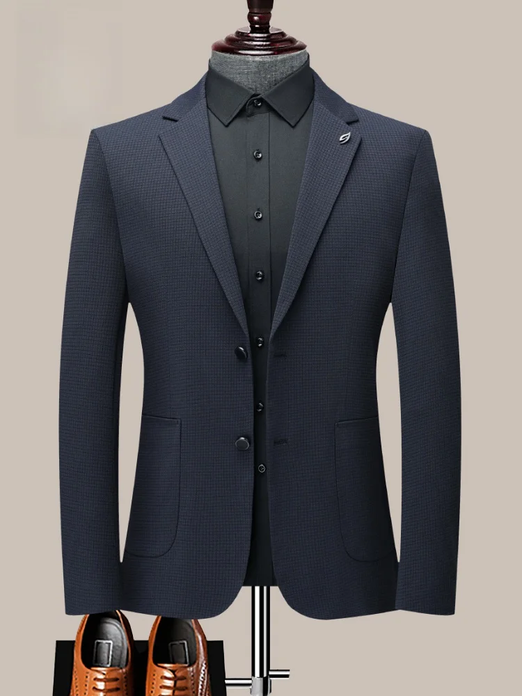 Мужской пиджак Lormen 2025: Новинка, повседневный, однобортный, высококачественный, в корейском стиле, в клетку, модный, из полиэфирного волокна, длинный...
Мужской пиджак Lormen 2025: Новинка, повседневный, однобортный, высококачественный, в корейском стиле, в клетку, модный, из полиэфирного волокна, длинный...