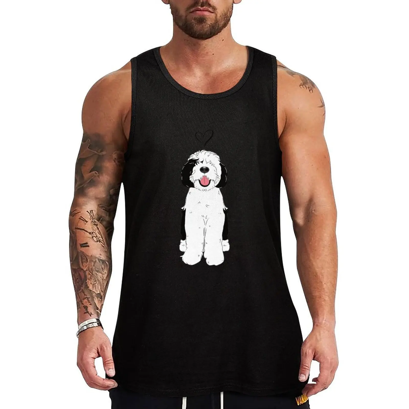 LOVE Black and White Sheepadoodle 4 - Baby Blue Tank Top Loose Fit Tank Top Casual Daily Sleeveless Summer Top
LOVE Black and White Sheepadoodle 4 - Baby Blue Tank Top Loose Fit Tank Top Casual Daily Sleeveless Summer Top