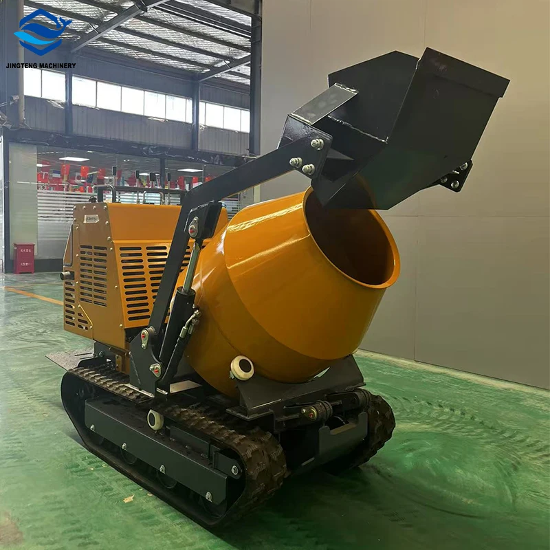 Mini Portable Crawler Cement Mixer Machine 300L Small Dumper Truck Self-loading Concrete Mixer
Mini Portable Crawler Cement Mixer Machine 300L Small Dumper Truck Self-loading Concrete Mixer