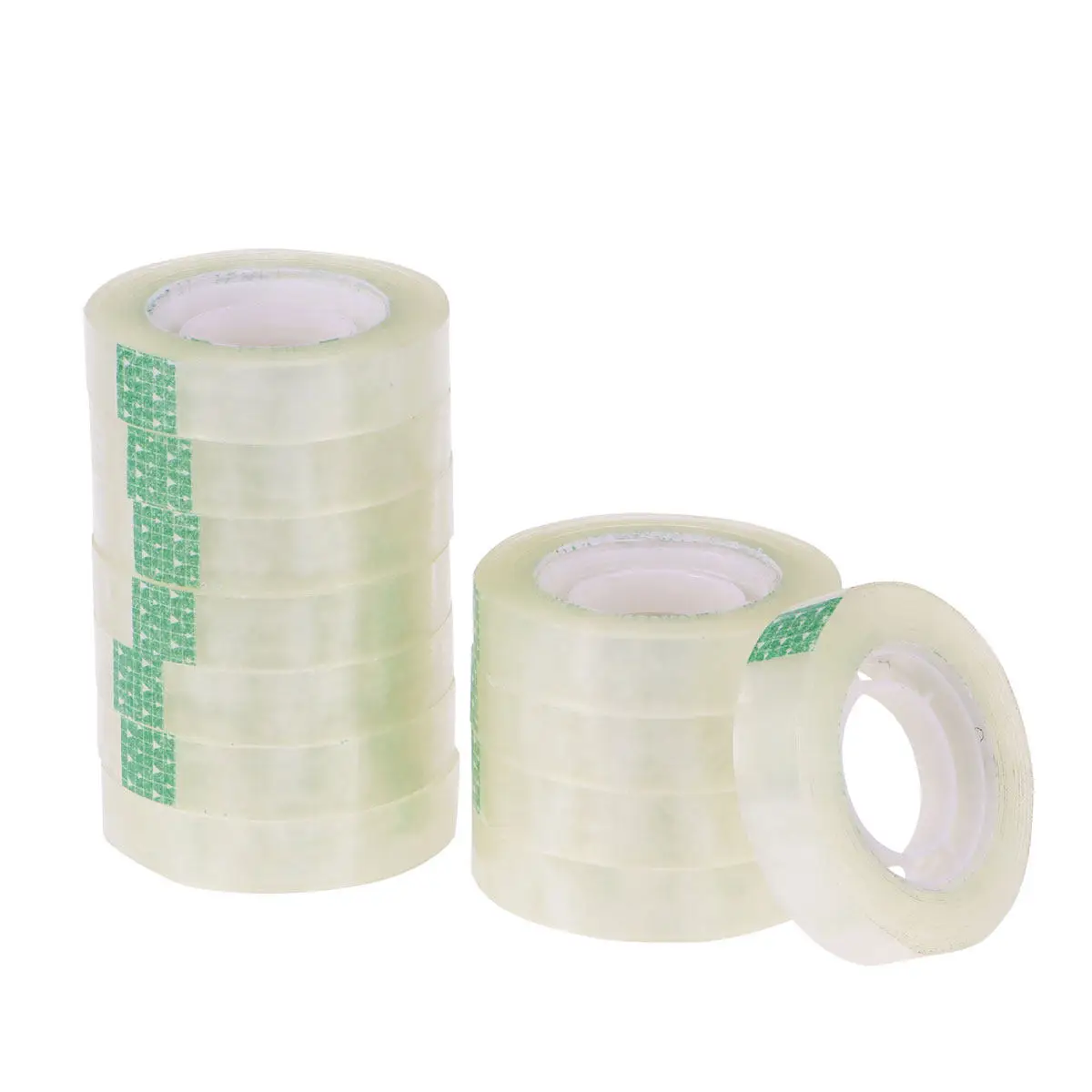 12Pcs Transparent Clear Tape Strong Adhesion Invisible Office School Packing Sealing Sticky Tape Rolls for Paper Plastic Metal
12Pcs Transparent Clear Tape Strong Adhesion Invisible Office School Packing Sealing Sticky Tape Rolls for Paper Plastic Metal