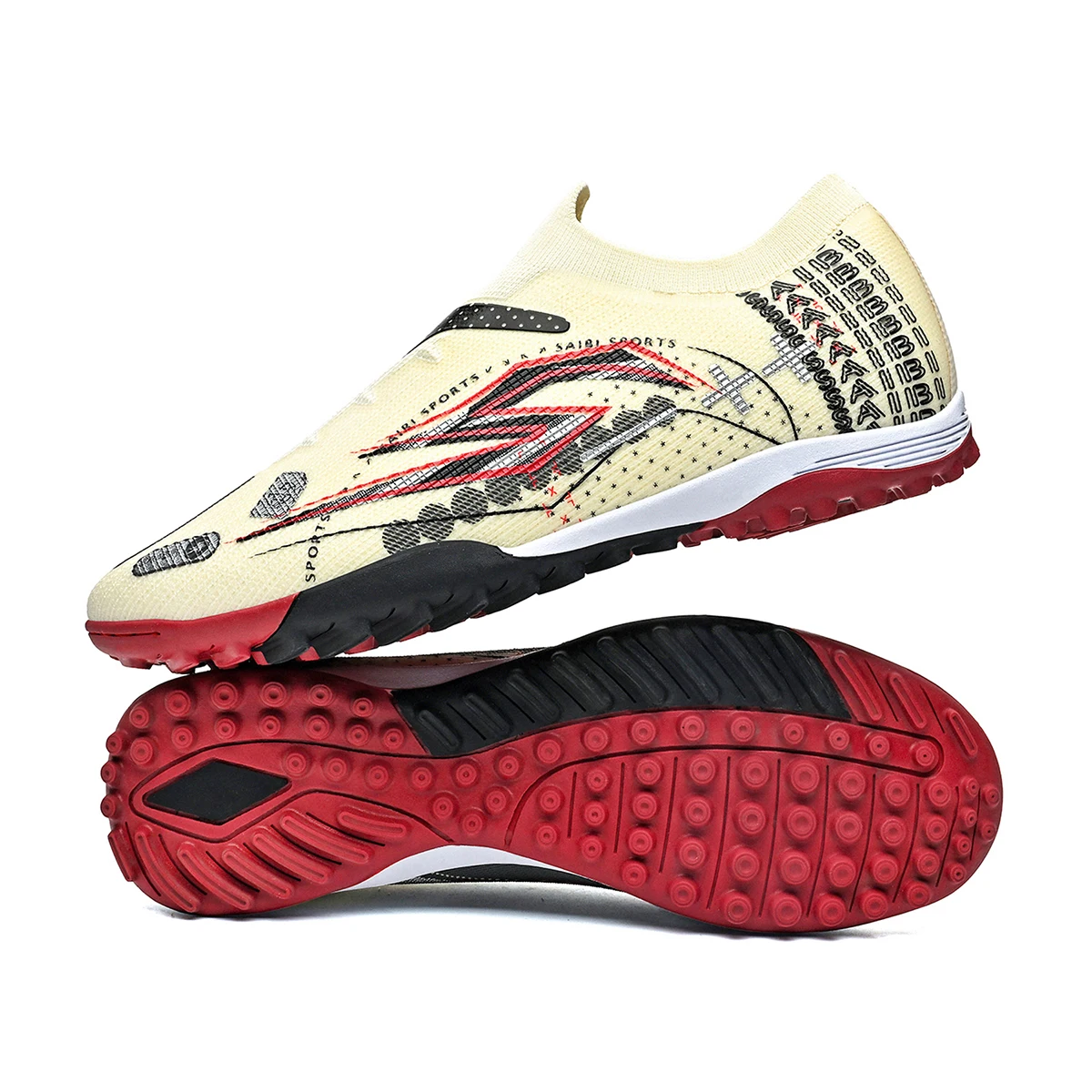 Athletic TF Turf Soccer cleats PU Fabric Skin-friendly Upper Rubber Non-slip Sole Reliable Quality Training Footwear
Athletic TF Turf Soccer cleats PU Fabric Skin-friendly Upper Rubber Non-slip Sole Reliable Quality Training Footwear