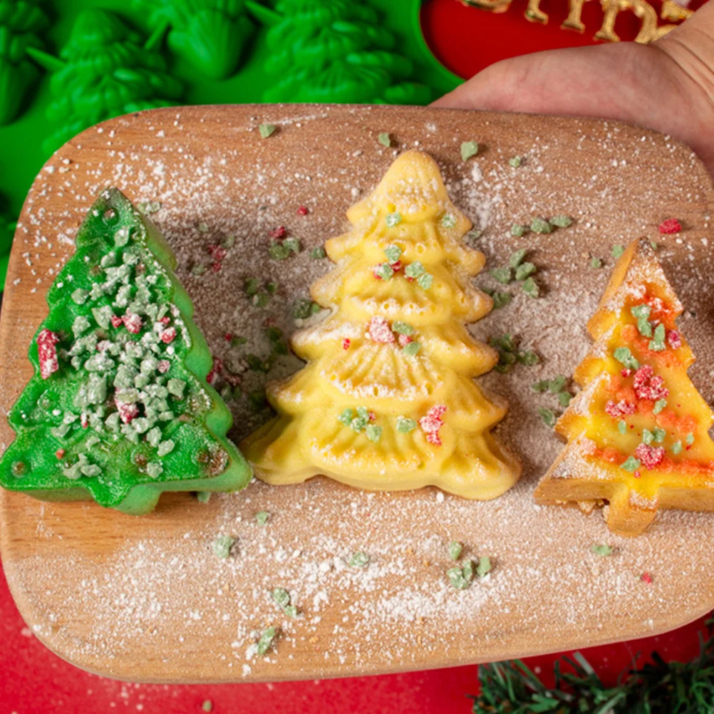 Christmas Tree Mold Silicone Diy Craft Mold Reusable For Ornament Making Xmas Decoration Epoxy Chocolate Fondant Molds 
Christmas Tree Mold Silicone Diy Craft Mold Reusable For Ornament Making Xmas Decoration Epoxy Chocolate Fondant Molds
