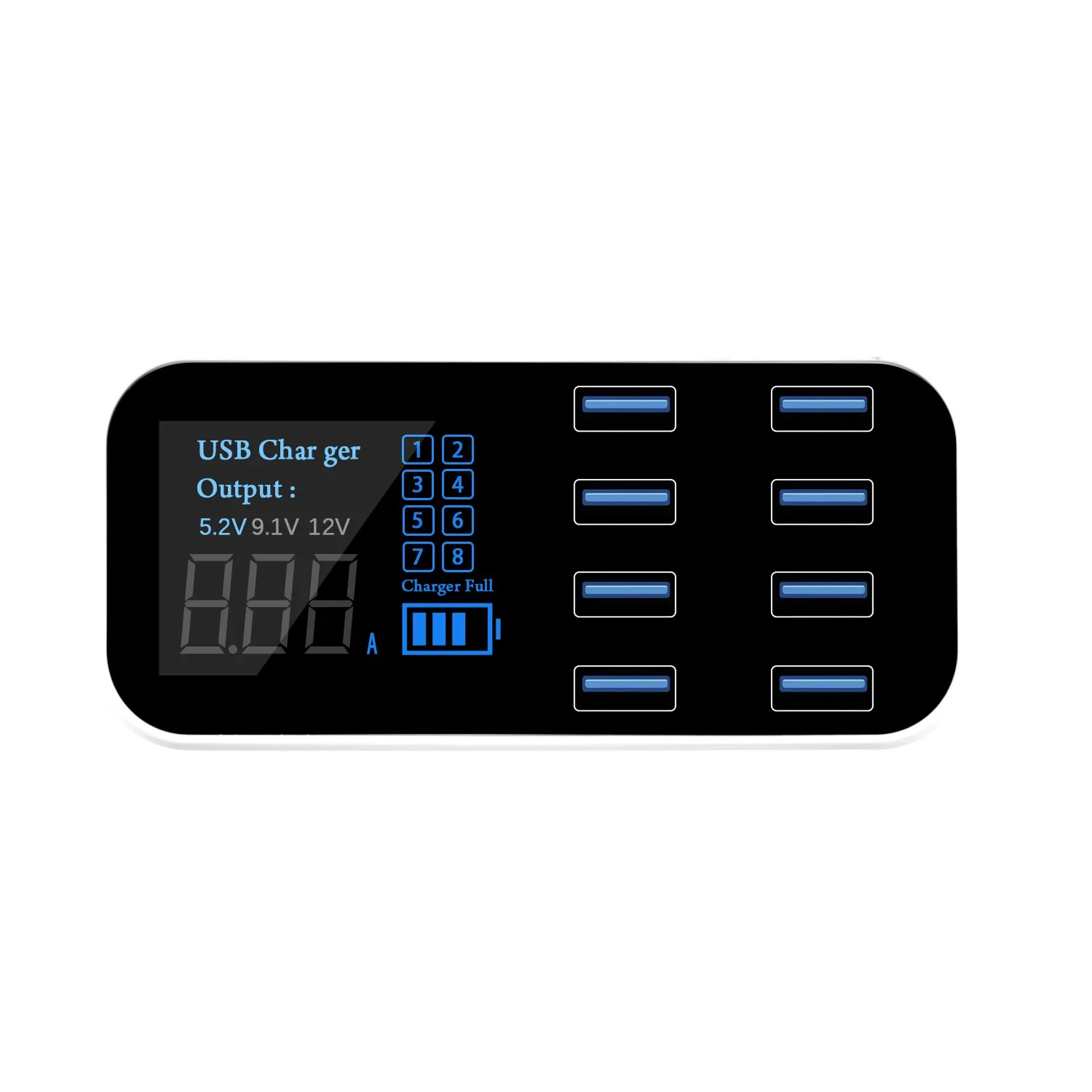 Многопортовое USB-зарядное устройство, 8-портовая автомобильная зарядная станция прикуривателя, концентратор с ЖК-дисплеем, ультратонкое автомобильное зарядное устройство
Многопортовое USB-зарядное устройство, 8-портовая автомобильная зарядная станция прикуривателя, концентратор с ЖК-дисплеем, ультратонкое автомобильное зарядное устройство