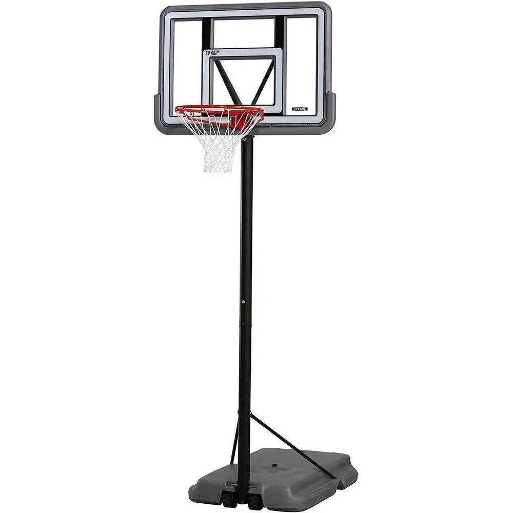 Gray 44 Portable Basketball System with Polyethylene Backboard
Gray 44 Portable Basketball System with Polyethylene Backboard