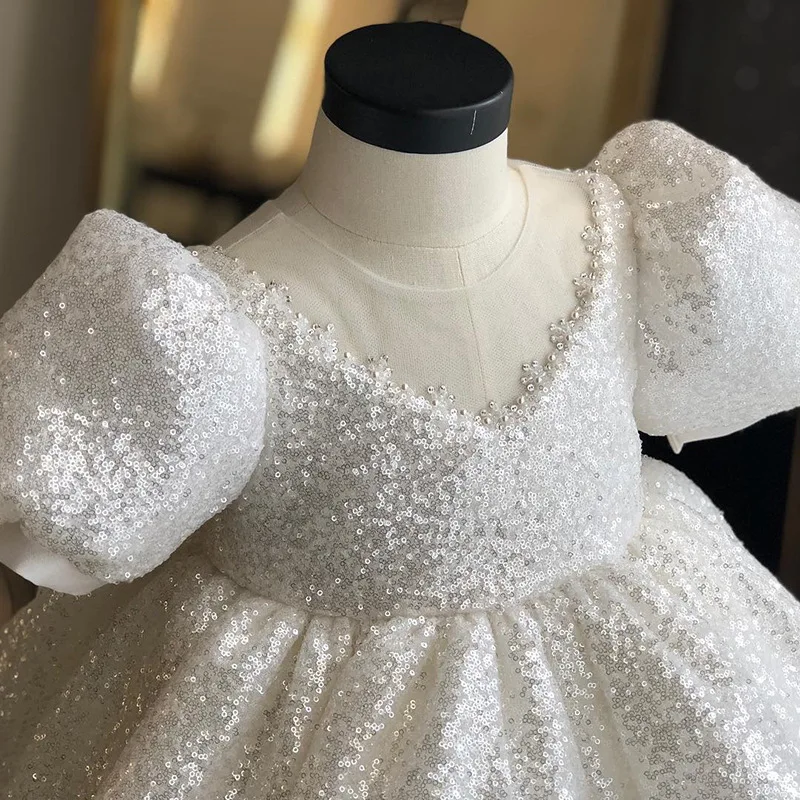 Children's Princess Dress White Sequin Baby One-Year-Old Dress Infant Dress Girl Birthday Dress Princess Dress
Children's Princess Dress White Sequin Baby One-Year-Old Dress Infant Dress Girl Birthday Dress Princess Dress