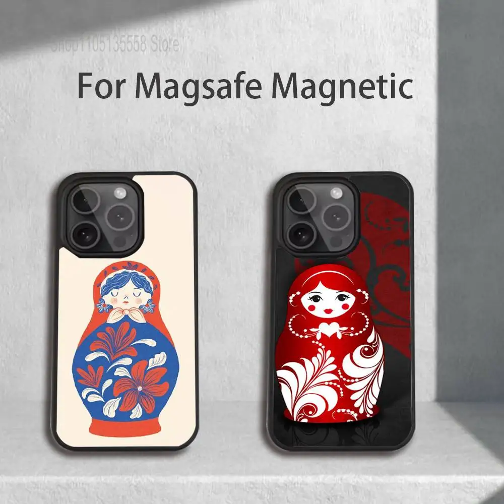 Russian Dolls Matryoshka Phone Case For iPhone 17,16,15,14,13,12,11,Pro,Max,Plus,Mini,SE4,E Magnetic Magsafe Wireless Charging
Russian Dolls Matryoshka Phone Case For iPhone 17,16,15,14,13,12,11,Pro,Max,Plus,Mini,SE4,E Magnetic Magsafe Wireless Charging