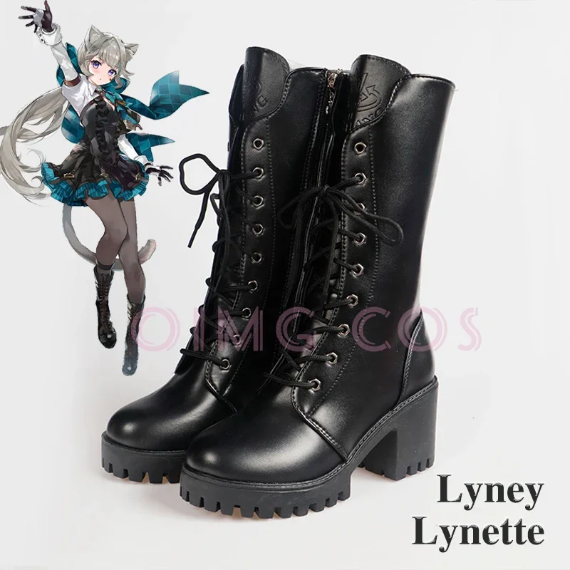 Обувь для косплея Lyney Lynette в стиле аниме в китайском стиле на Хэллоуин для женской игры Impact
Обувь для косплея Lyney Lynette в стиле аниме в китайском стиле на Хэллоуин для женской игры Impact