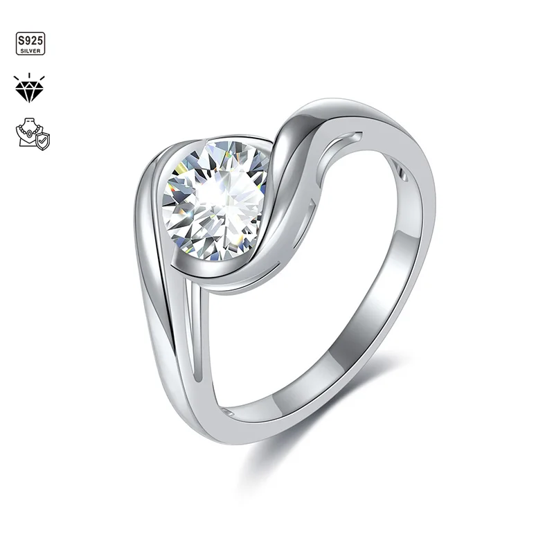 1pc s925 sterling silver with 1ct moissanite, comma ring, high end atmosphere for men and women. | Gifts for Mother | Gifts for
1pc s925 sterling silver with 1ct moissanite, comma ring, high end atmosphere for men and women. | Gifts for Mother | Gifts for
