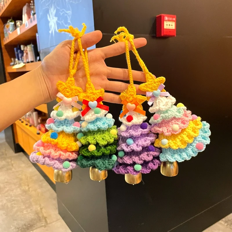 Новая пряжа для рождественской елки, вязаный крючком колокольчик, украшение для рабочего стола, креативная вешалка для сумки, теплые красочные праздничные подарки
Новая пряжа для рождественской елки, вязаный крючком колокольчик, украшение для рабочего стола, креативная вешалка для сумки, теплые красочные праздничные подарки