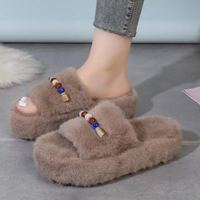 2025 г., женские пушистые тапочки с бисером, осенние новые тенденции, модная обувь, классическая элегантная удобная мягкая обувь, повседневная обувь Zapatos Mujer
2025 г., женские пушистые тапочки с бисером, осенние новые тенденции, модная обувь, классическая элегантная удобная мягкая обувь, повседневная обувь Zapatos Mujer