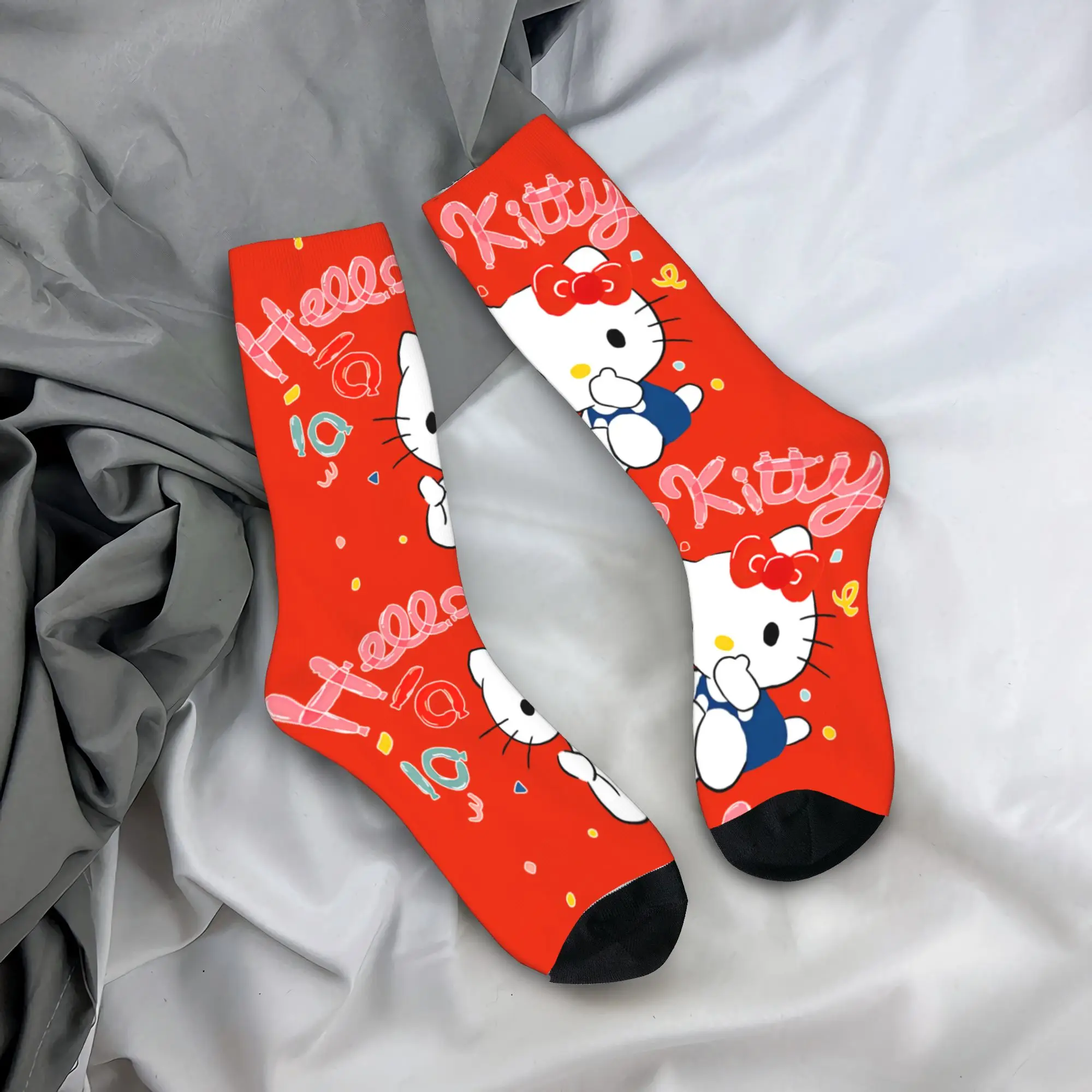 Носки с героями мультфильмов «Hello Kitty», осенние чулки, готические дышащие носки для пар, спортивные нескользящие носки для бега
Носки с героями мультфильмов «Hello Kitty», осенние чулки, готические дышащие носки для пар, спортивные нескользящие носки для бега