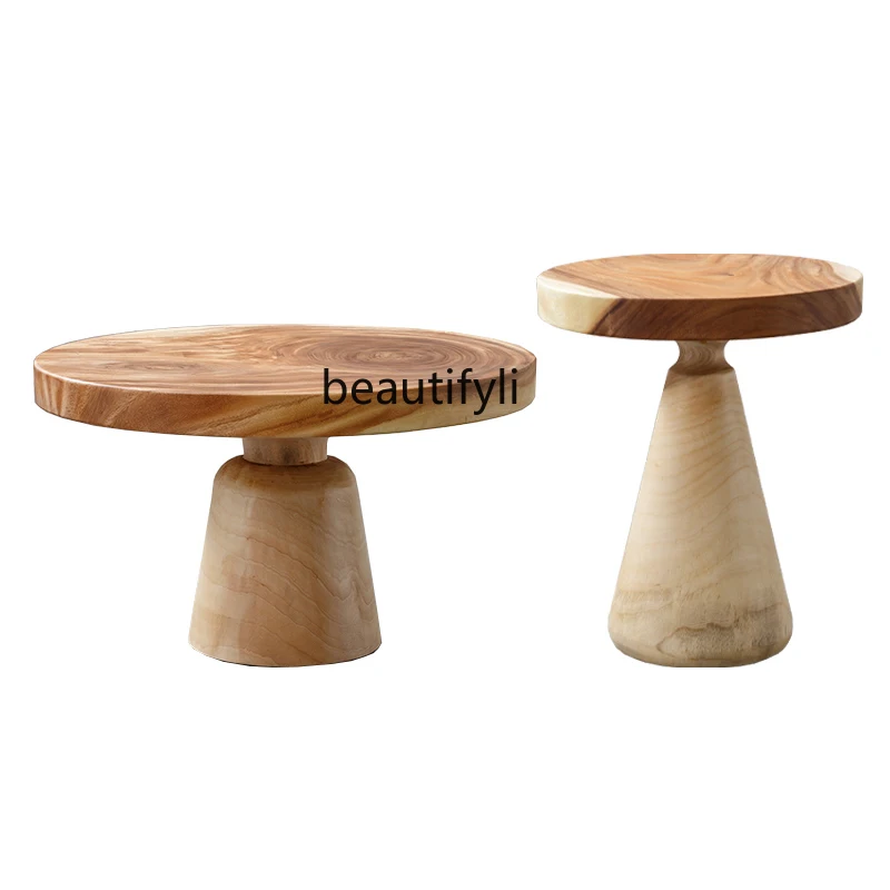 Sili Style Solid Wood Tea Table B & B Living Room Nordic Log Walnut a Block of Wood Or Stone Side Table round
Sili Style Solid Wood Tea Table B & B Living Room Nordic Log Walnut a Block of Wood Or Stone Side Table round