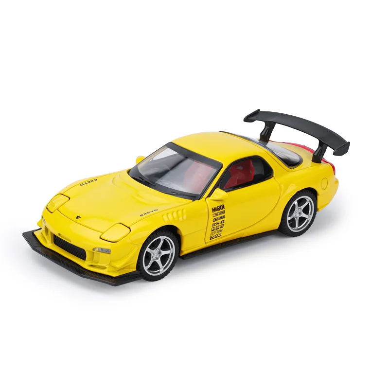 1:32 Mazda RX7 FD3S racing sports car alloy toy car model door opening steering pull back sound and light holiday gift
1:32 Mazda RX7 FD3S racing sports car alloy toy car model door opening steering pull back sound and light holiday gift