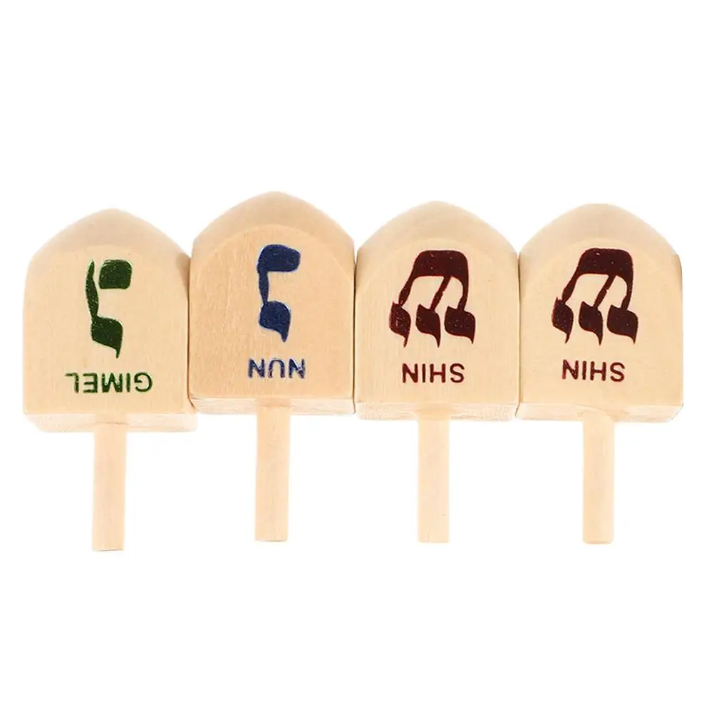 4 PCS Craft Wooden Spinning Top Toy Hanukkah Decorations for Home Crafts Kids Child
4 PCS Craft Wooden Spinning Top Toy Hanukkah Decorations for Home Crafts Kids Child