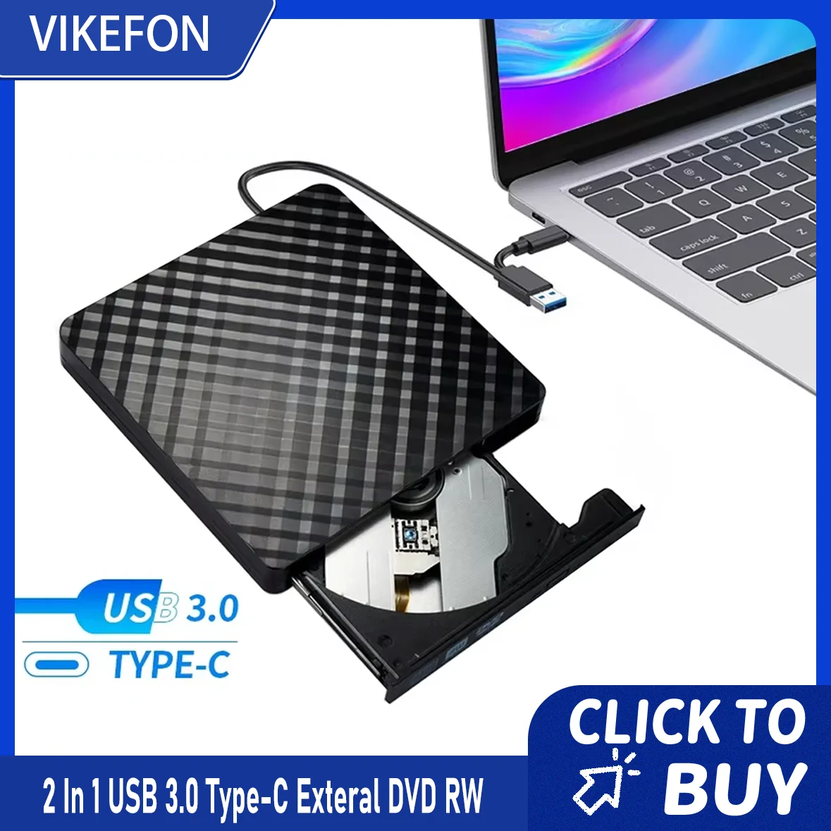 Внешний DVD-накопитель USB 3.0, портативный тонкий оптический привод, устройство записи, плеер, лоток, портативный для портативного ПК, компьютера
Внешний DVD-накопитель USB 3.0, портативный тонкий оптический привод, устройство записи, плеер, лоток, портативный для портативного ПК, компьютера