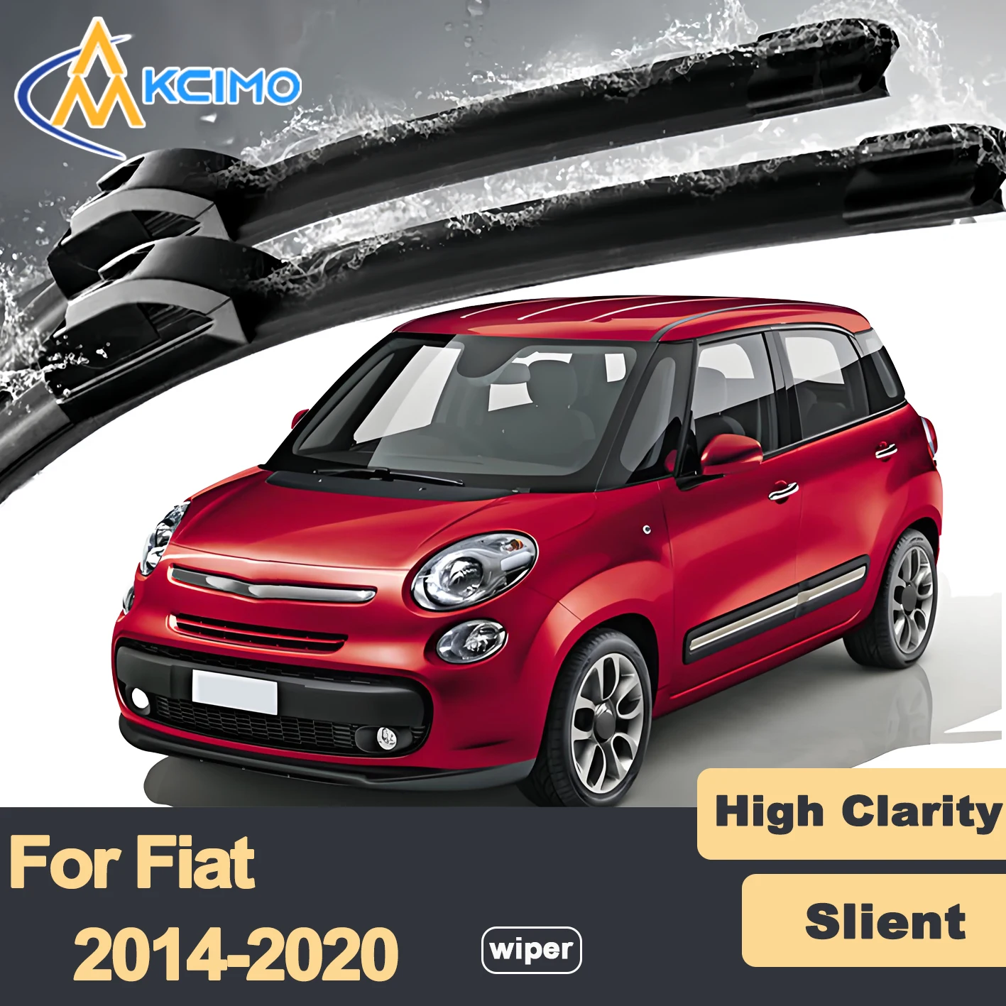 Premium Rubber Durable Silent Windshield Wiper Blades 2pcs for Fiat 500L 2014-2020 Front Wiper Blades Set
Premium Rubber Durable Silent Windshield Wiper Blades 2pcs for Fiat 500L 2014-2020 Front Wiper Blades Set
