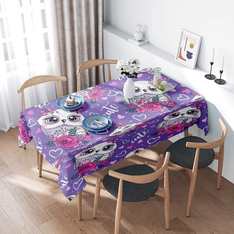 Purple Owl Print Tablecloth Home Decor Party Supplies Wedding Decoration Dining Room Decoration
Purple Owl Print Tablecloth Home Decor Party Supplies Wedding Decoration Dining Room Decoration