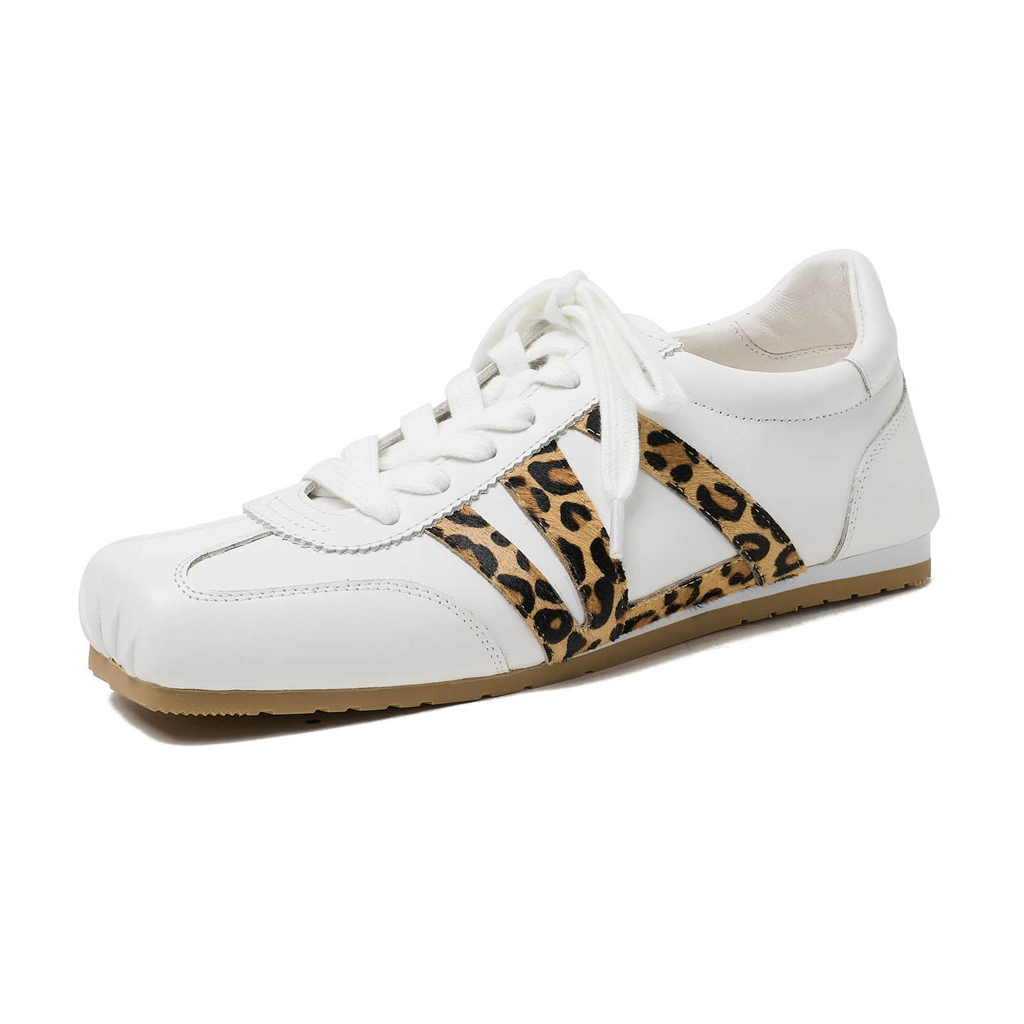 Genuine Leather Cowhide+ Horsehair Women Sneakers, Lace-up Training Shoes, Fashion Flats White Womens Shoes,Ladies Sports Shoes
Genuine Leather Cowhide+ Horsehair Women Sneakers, Lace-up Training Shoes, Fashion Flats White Womens Shoes,Ladies Sports Shoes