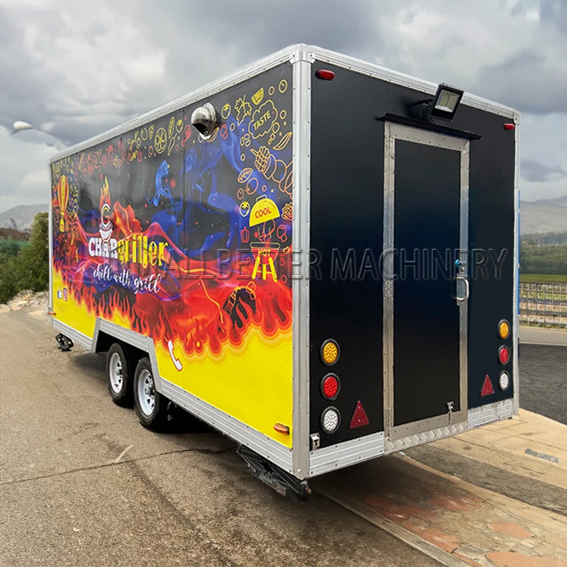 Allbetter Custom Hamburger Pizza Hot Dog Food Trailer Mobile Food Truck Fully Equipped Fruit Snack Concession Food Cart for Sale
Allbetter Custom Hamburger Pizza Hot Dog Food Trailer Mobile Food Truck Fully Equipped Fruit Snack Concession Food Cart for Sale