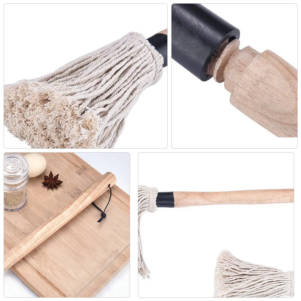 High Quality BBQ Oil Brush 2 Cotton Heads Temperature Resistant Kitchen Baking Barbecue Accessories Hanging Design Non Odor
High Quality BBQ Oil Brush 2 Cotton Heads Temperature Resistant Kitchen Baking Barbecue Accessories Hanging Design Non Odor