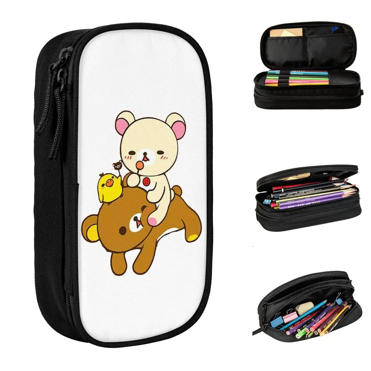 Cute Rilakkuma Pencil Case Cute Pen Bags Student Large Storage School Supplies Cosmetic Pencilcases
Cute Rilakkuma Pencil Case Cute Pen Bags Student Large Storage School Supplies Cosmetic Pencilcases