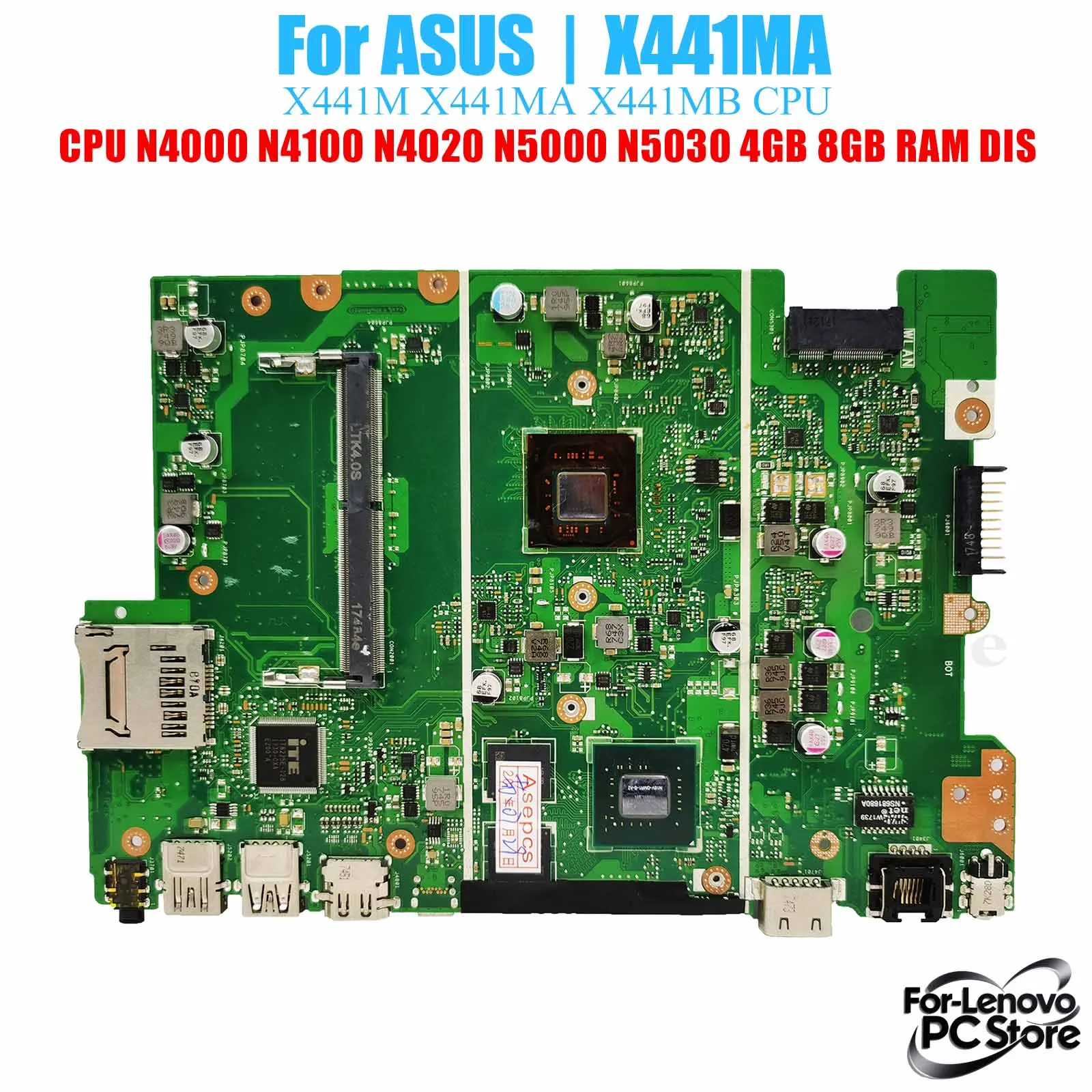 X441MA для ноутбука ASUS, материнская плата X441MA для VivoBook A441M F441M R441M X441M X441MB, материнская плата для ноутбука
X441MA для ноутбука ASUS, материнская плата X441MA для VivoBook A441M F441M R441M X441M X441MB, материнская плата для ноутбука