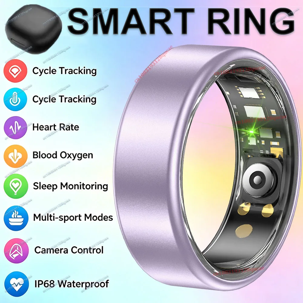 Smart Ring Women Men Heart Rate Blood Oxygen Sleep Health Monitor Camera Control IP68 Waterproof Fashion Sport Ring Holiday Gift
Smart Ring Women Men Heart Rate Blood Oxygen Sleep Health Monitor Camera Control IP68 Waterproof Fashion Sport Ring Holiday Gift