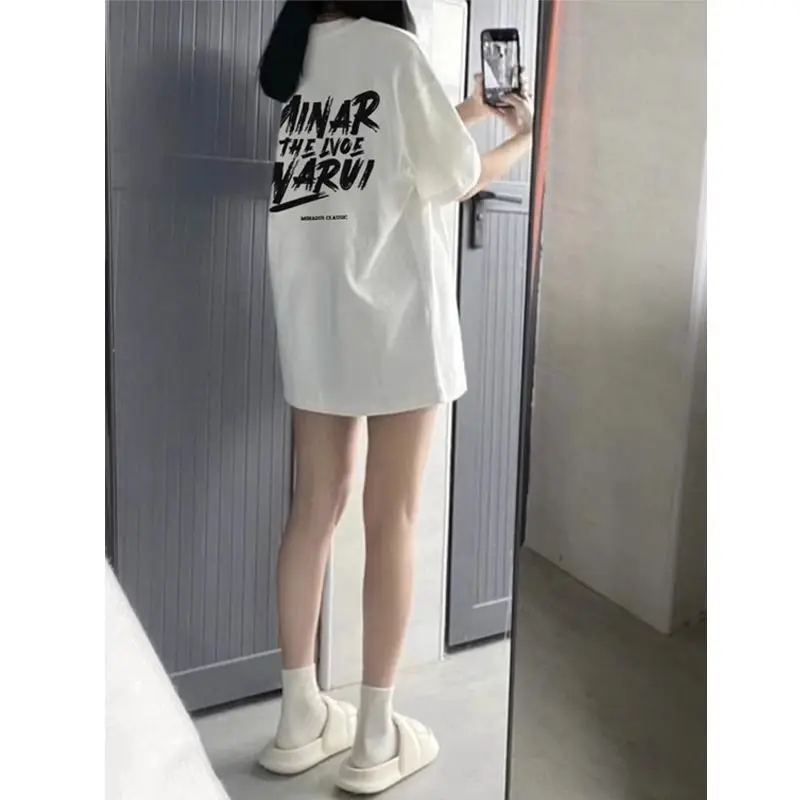 100% pure cotton Chinese trendy European white short-sleeved T-shirt for women new summer loose American retro couple top y2k
100% pure cotton Chinese trendy European white short-sleeved T-shirt for women new summer loose American retro couple top y2k