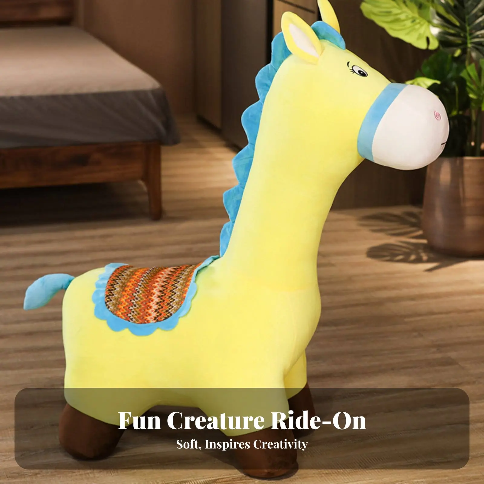 Donkey-Shaped Seat Rideable creature Stool Creative Decoration Soft Exterior for Playroom, Kindergarten
Donkey-Shaped Seat Rideable creature Stool Creative Decoration Soft Exterior for Playroom, Kindergarten