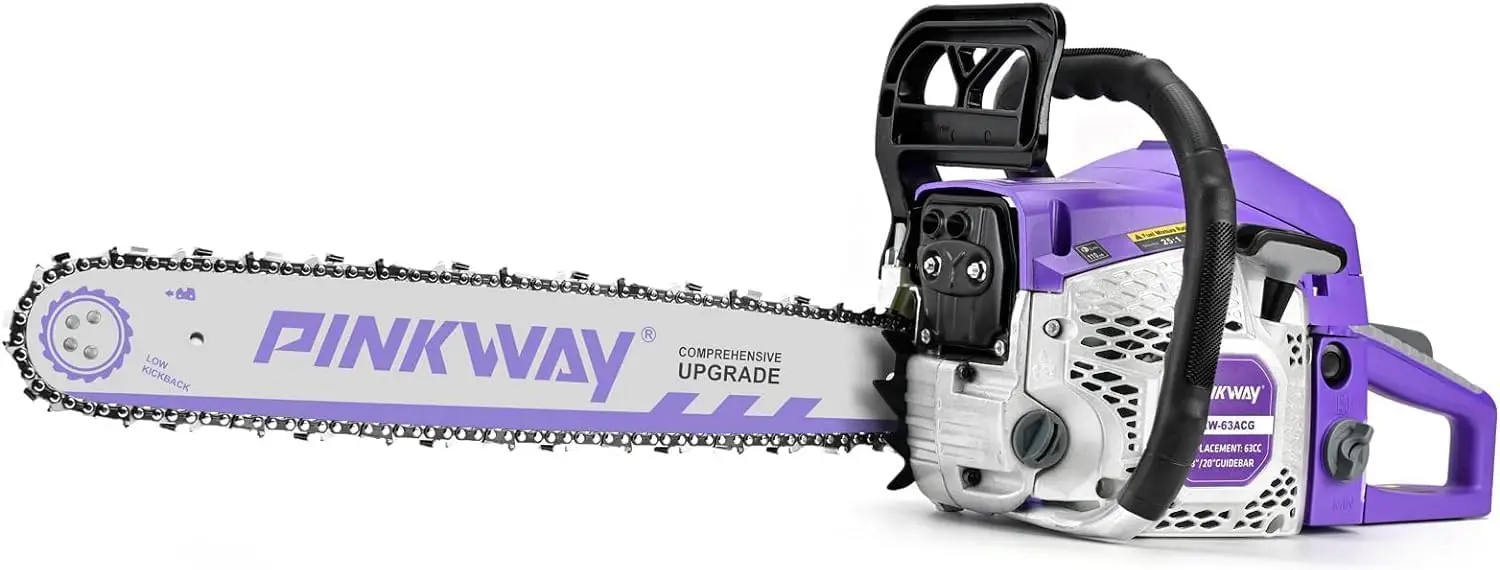 2-cycle 63CC Chainsaw Saw Gas Powered 20" Chain Saws Cordless Petrol Saw Handheld Chainsaw for Cutting Wood Trees Branches,63ACG
2-cycle 63CC Chainsaw Saw Gas Powered 20" Chain Saws Cordless Petrol Saw Handheld Chainsaw for Cutting Wood Trees Branches,63ACG
