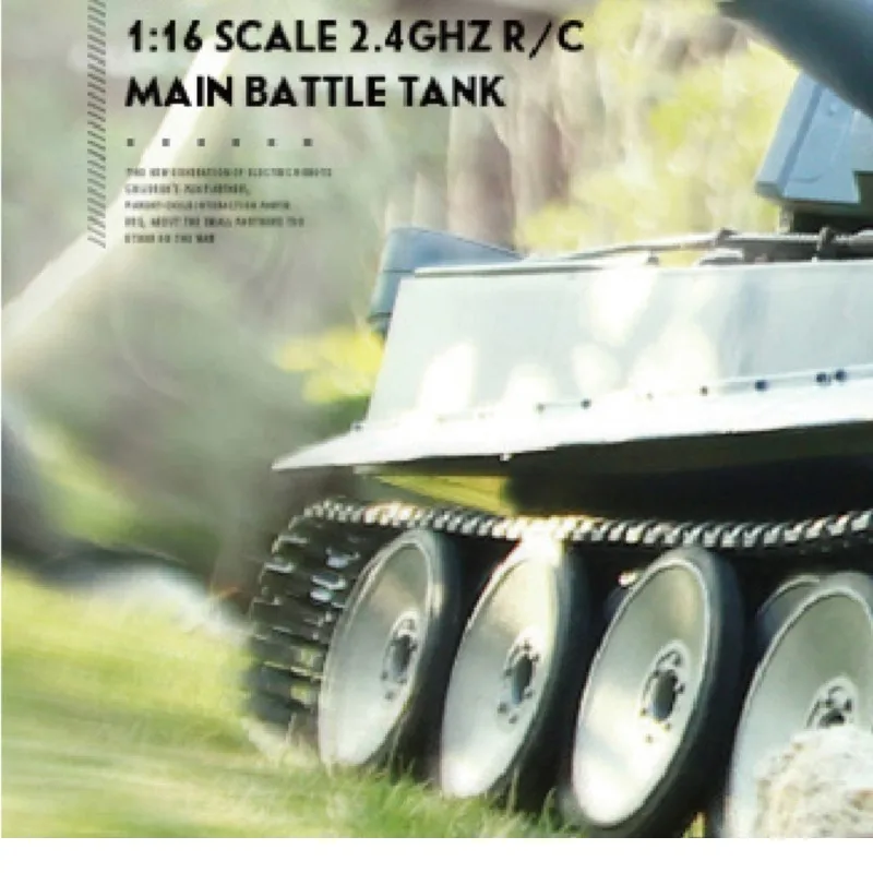 Henglong 1/16 Tiger I 3818 2.4G 7.0 RTR RC Tank Plastic Model Military Vehicle for Collectors TH17233
Henglong 1/16 Tiger I 3818 2.4G 7.0 RTR RC Tank Plastic Model Military Vehicle for Collectors TH17233