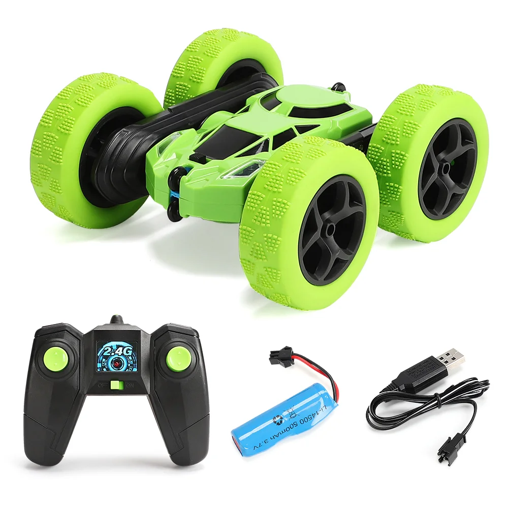 RC Car Strong Driving 2.4G High Speed Stunt Car 360 Rotation Light Remote Control Racing Auto Toy Christmas Kid Gifts
RC Car Strong Driving 2.4G High Speed Stunt Car 360 Rotation Light Remote Control Racing Auto Toy Christmas Kid Gifts