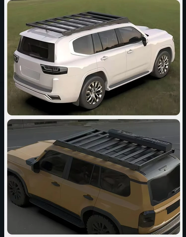 Aluminum Plus Steel 4x4 Roof Roof Racks and Ladders Car Roof Racks for Toyota Land Cruiser LC100/LC200/LC300/LC120/LC150/LC250
Aluminum Plus Steel 4x4 Roof Roof Racks and Ladders Car Roof Racks for Toyota Land Cruiser LC100/LC200/LC300/LC120/LC150/LC250