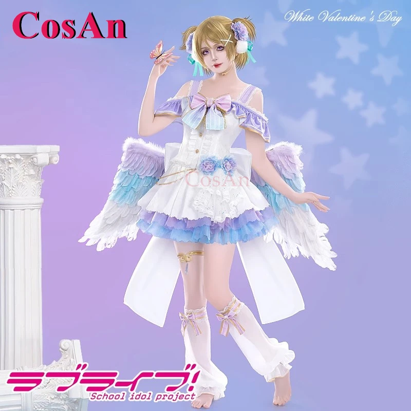 CosAn Anime LoveLive Koizumi Hanayo Cosplay Costumes White Valentine's Day Angel Sweet Dress Halloween Party Role Play Clothing
CosAn Anime LoveLive Koizumi Hanayo Cosplay Costumes White Valentine's Day Angel Sweet Dress Halloween Party Role Play Clothing