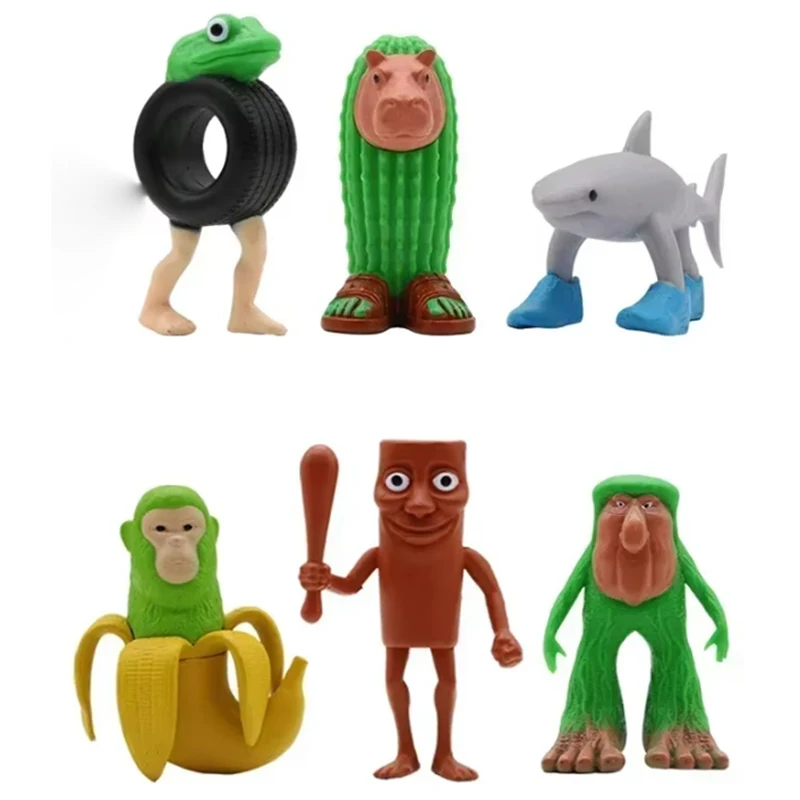 Tung Tung Tung Sahur Figure Toy Set Italian Brainrot Tralalero Tralala Figures Bombardino Crocodilo Shimpanzini Bananini Model
Tung Tung Tung Sahur Figure Toy Set Italian Brainrot Tralalero Tralala Figures Bombardino Crocodilo Shimpanzini Bananini Model