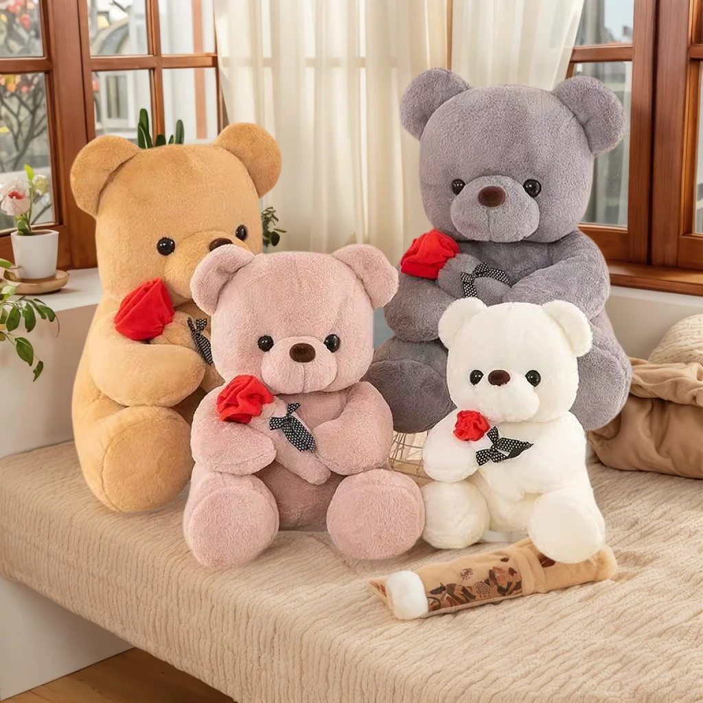 2026 Valentine's Day Roses Cute Teddy Bear Animal Plush Toys For Girls Teddy Bear Dolls Wedding Party Decors
2026 Valentine's Day Roses Cute Teddy Bear Animal Plush Toys For Girls Teddy Bear Dolls Wedding Party Decors