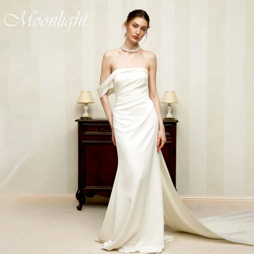 Modern Pleat Mermaid Wedding Dresses 2026 Strapless Women Off The Shoulder Backless Sweep Train Vestidos De Novia Customized
Modern Pleat Mermaid Wedding Dresses 2026 Strapless Women Off The Shoulder Backless Sweep Train Vestidos De Novia Customized