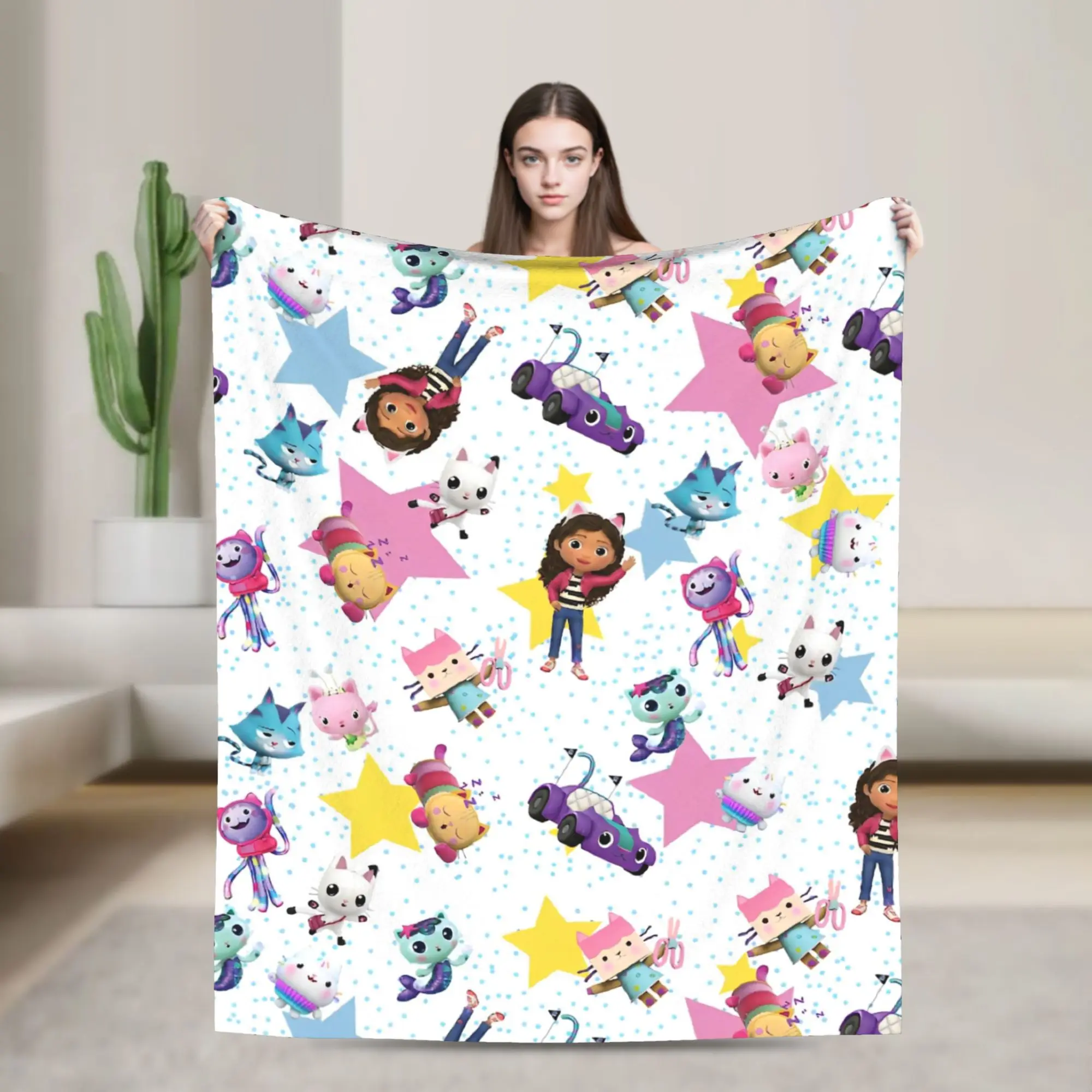 Милое одеяло с рисунком Габби, кукольный домик для девочек, флисовое легкое тонкое одеяло для спальни, дивана, спальни, одеяло
Милое одеяло с рисунком Габби, кукольный домик для девочек, флисовое легкое тонкое одеяло для спальни, дивана, спальни, одеяло