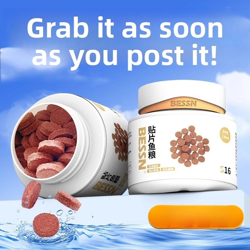 BESSN Tropical Fish Food Sticks - Color Enhancing Wafers for Guppies, Goldfish & Tetras - with Bloodworms & Spirulina
BESSN Tropical Fish Food Sticks - Color Enhancing Wafers for Guppies, Goldfish & Tetras - with Bloodworms & Spirulina