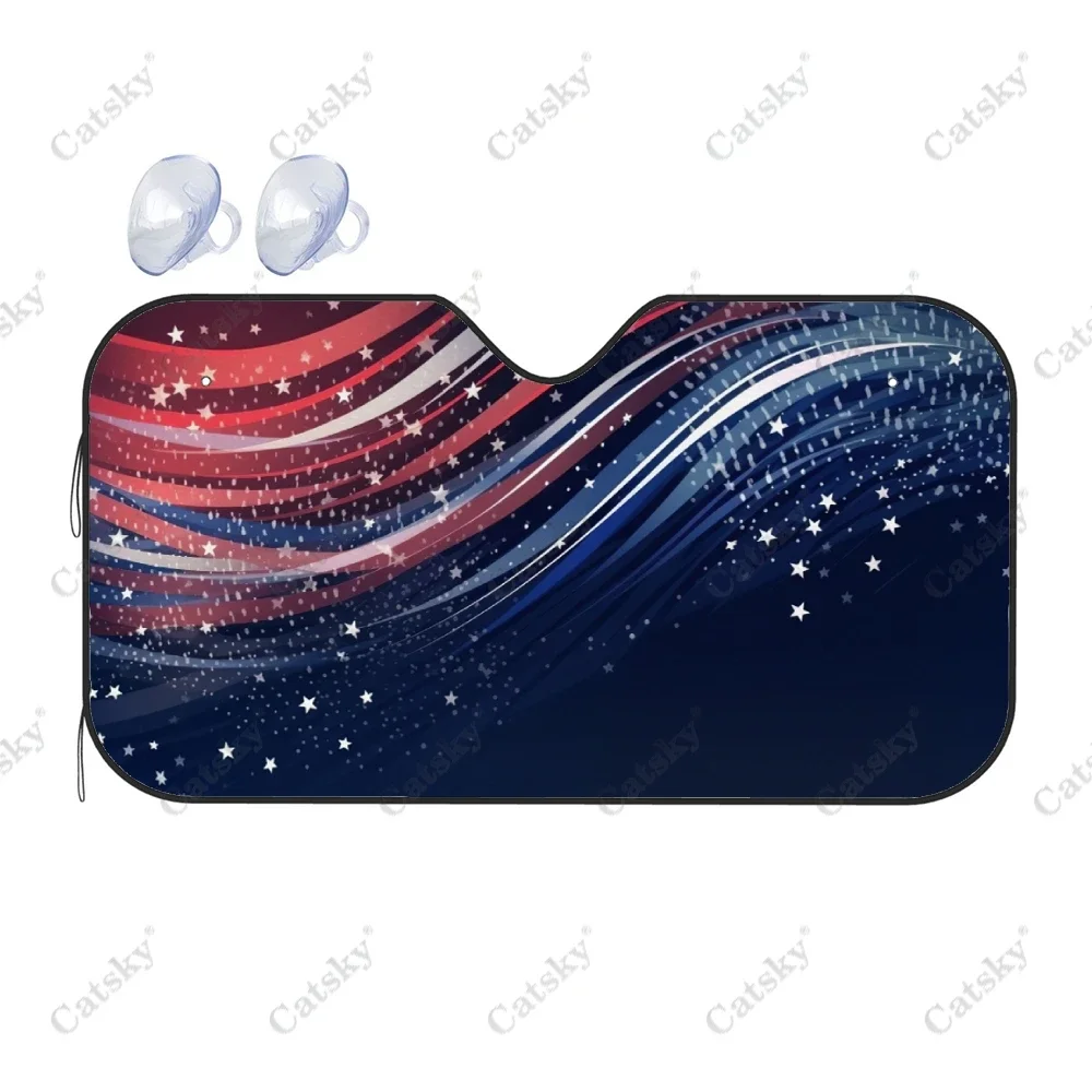 American Flag Stripes Car Windshield Sunshade, Front Auto Car Windshield Sun Shade Blocks Uv Rays Sun Visor Protector
American Flag Stripes Car Windshield Sunshade, Front Auto Car Windshield Sun Shade Blocks Uv Rays Sun Visor Protector