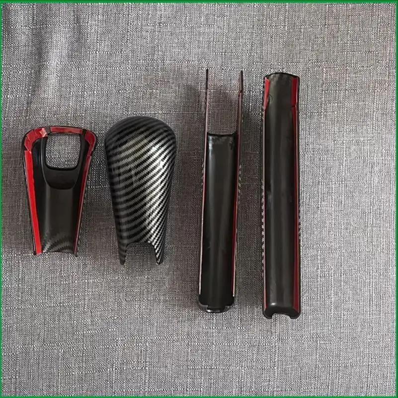 Car Styling For Honda Jazz Fit AT 2015-2018 Gear Shift Lever Knob Handbrake Cover Trim Decorative Strips Auto Parts Accessories
Car Styling For Honda Jazz Fit AT 2015-2018 Gear Shift Lever Knob Handbrake Cover Trim Decorative Strips Auto Parts Accessories